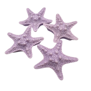 Lilac Star Fish Charm