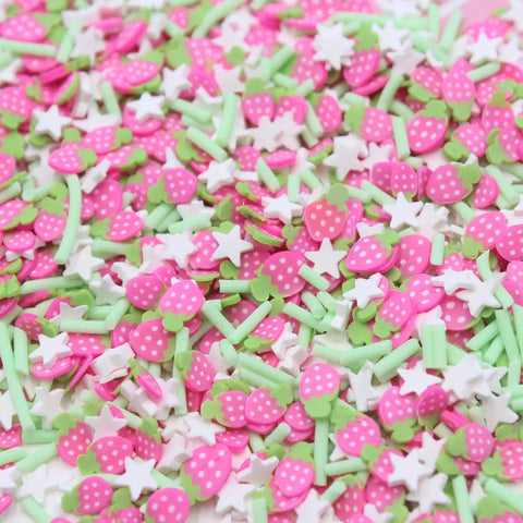 Pink Strawberry Sprinkles